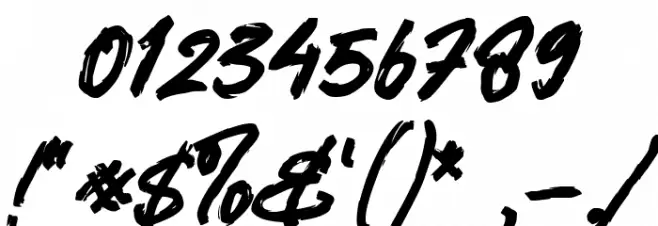 Silent Woods Font OTHER CHARS