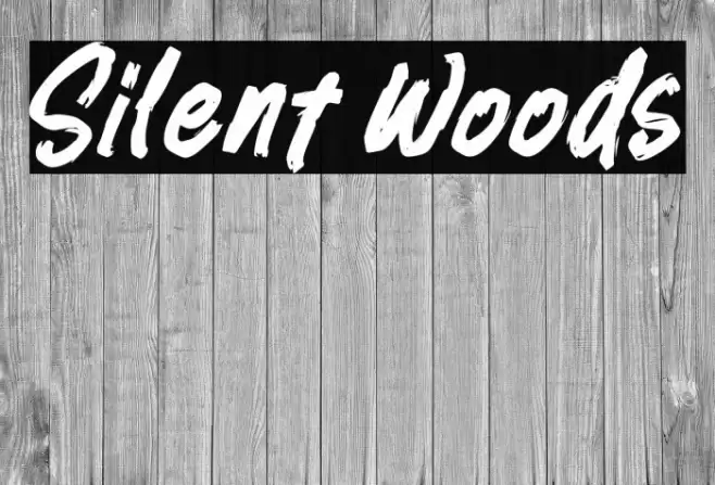 Silent Woods Font examples