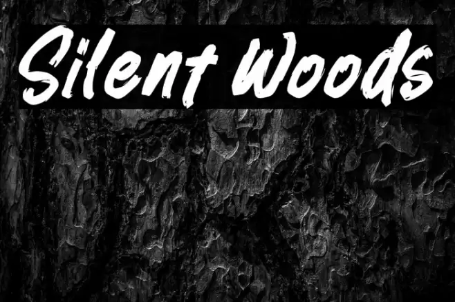 Silent Woods Font examples