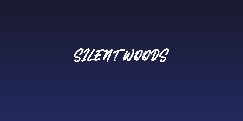 Silent Woods Social Header