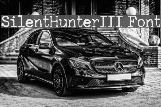 SilentHunterIII Font Font examples