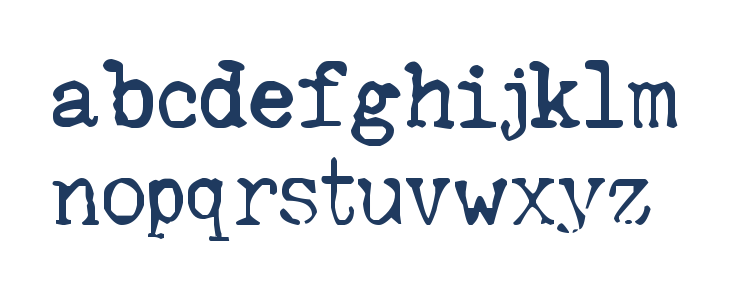 SilentHunterIII Font Lowercase