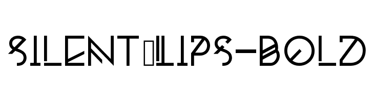 Silent_Lips-Bold  font caratteri gratis