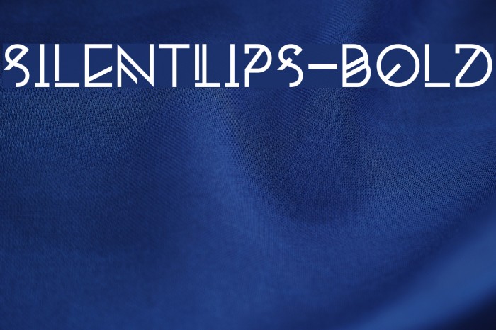 Silent_Lips-Bold Font examples