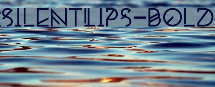 Silent_Lips-Bold Font examples
