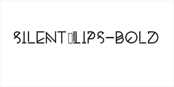 Silent_Lips-Bold Logo