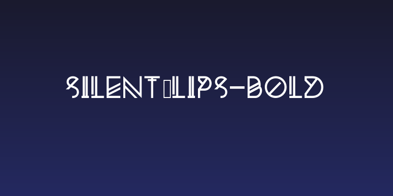 Silent_Lips-Bold Social Header