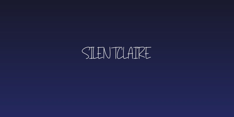 Silentclaire Social Header