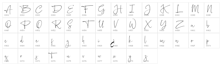 Silently FREE Character Map