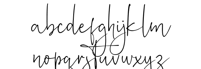 Silently FREE Font LOWERCASE