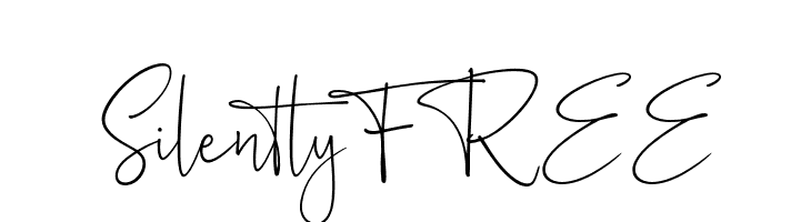 SilentlyFREE  font caratteri gratis