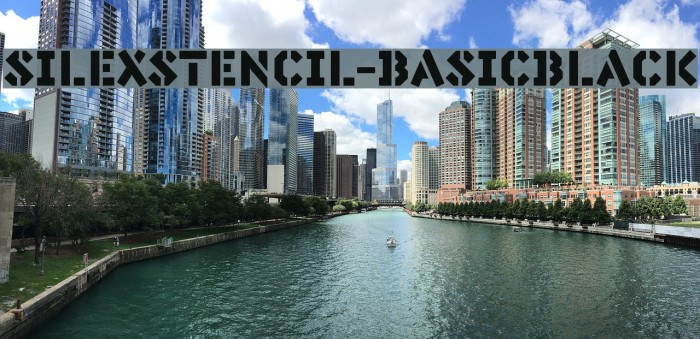 SilexStencil-BasicBlack Font examples