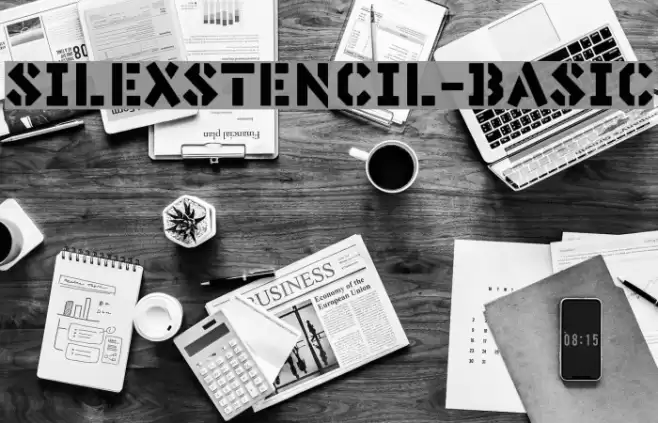 SilexStencil-Basic Font examples