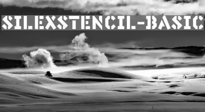 SilexStencil-Basic Font examples