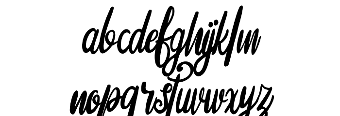Silfhie FREE Font LOWERCASE