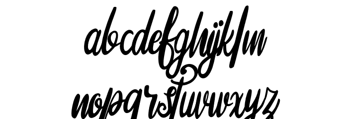 SilfhieFREE Font LOWERCASE