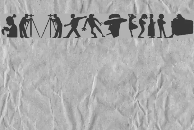 SilhouFaces Font examples