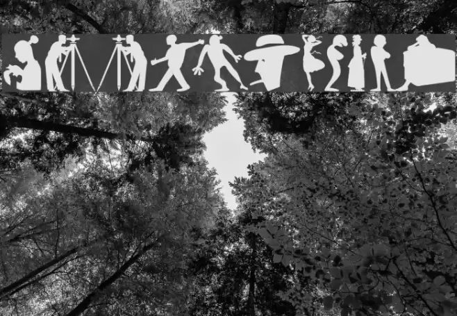 SilhouFaces Font examples