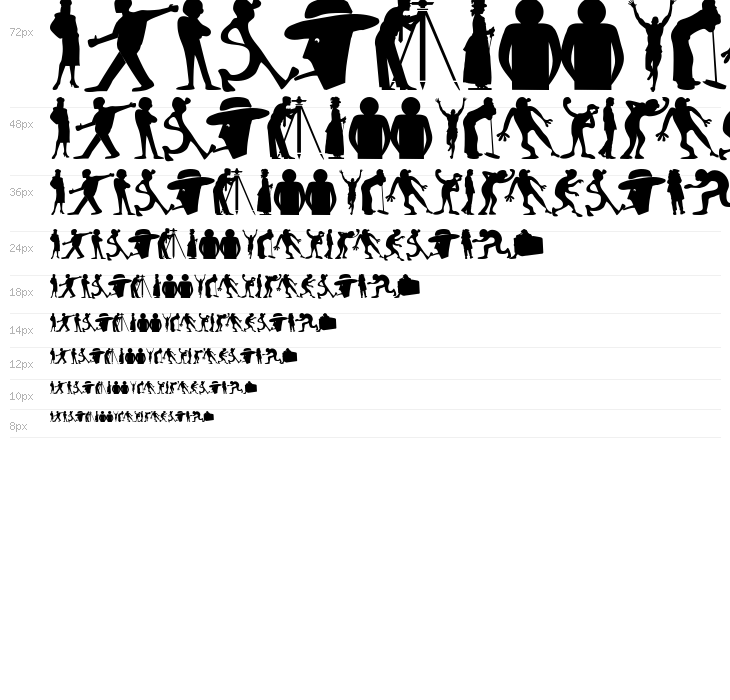 SilhouFaces Waterfall