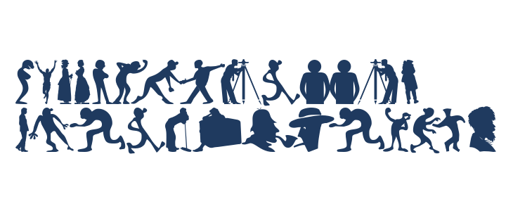 SilhouFaces Lowercase