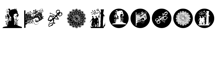 SilhouOtto Font OTHER CHARS