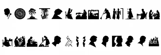 SilhouOtto Polices MAJUSCULES
