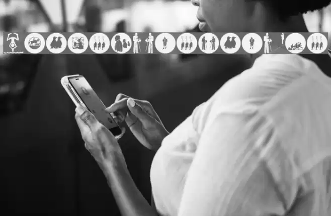 SilhouPeopleTwo Font examples