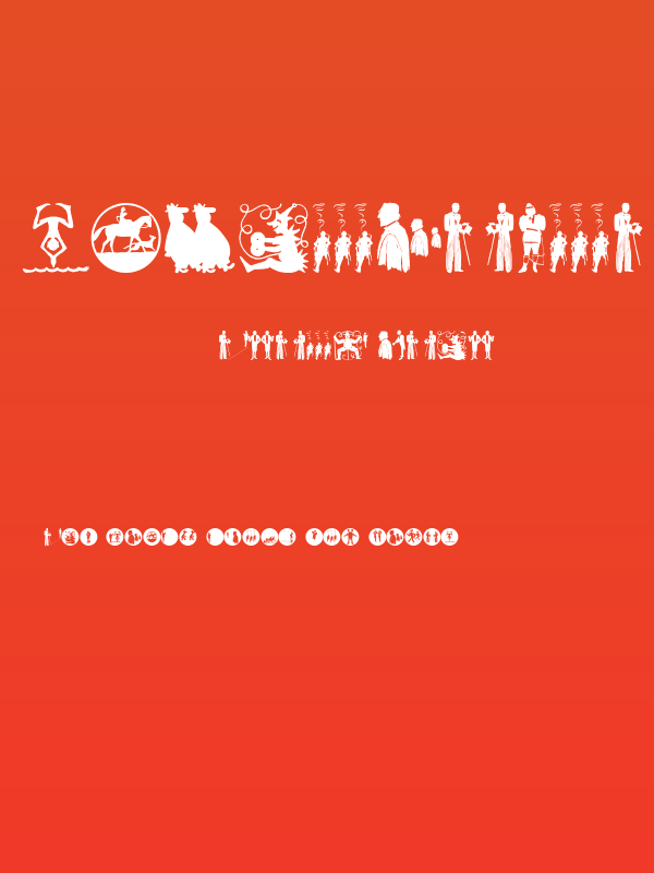 SilhouPeopleTwo Poster