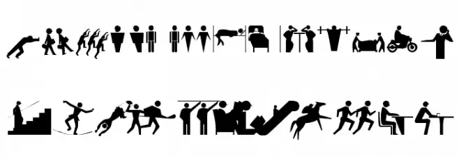 SilhouettSketches Schriftart Groß