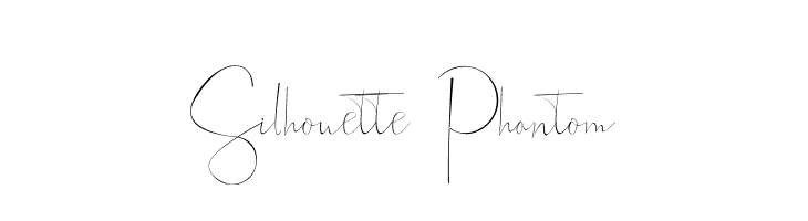 Silhouette Phantom  Free Fonts Download
