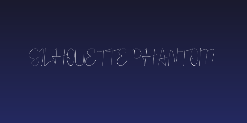 Silhouette Phantom Social Header