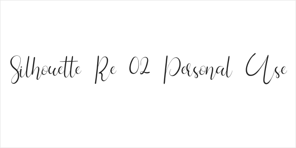Silhouette Re 02 Personal Use Logo