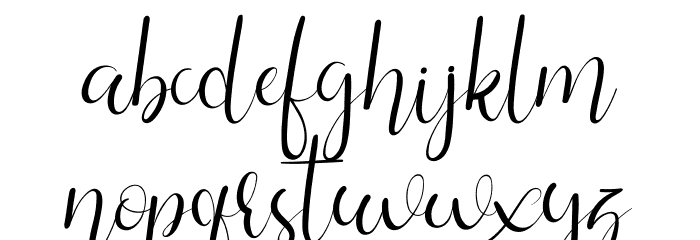 Silhouette Re 02 Personal Use Font LOWERCASE