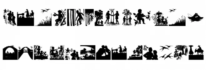 SilhouetteSituations Fuentes MINÚSCULAS