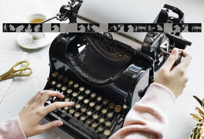 SilhouetteSquaresInvers Font examples