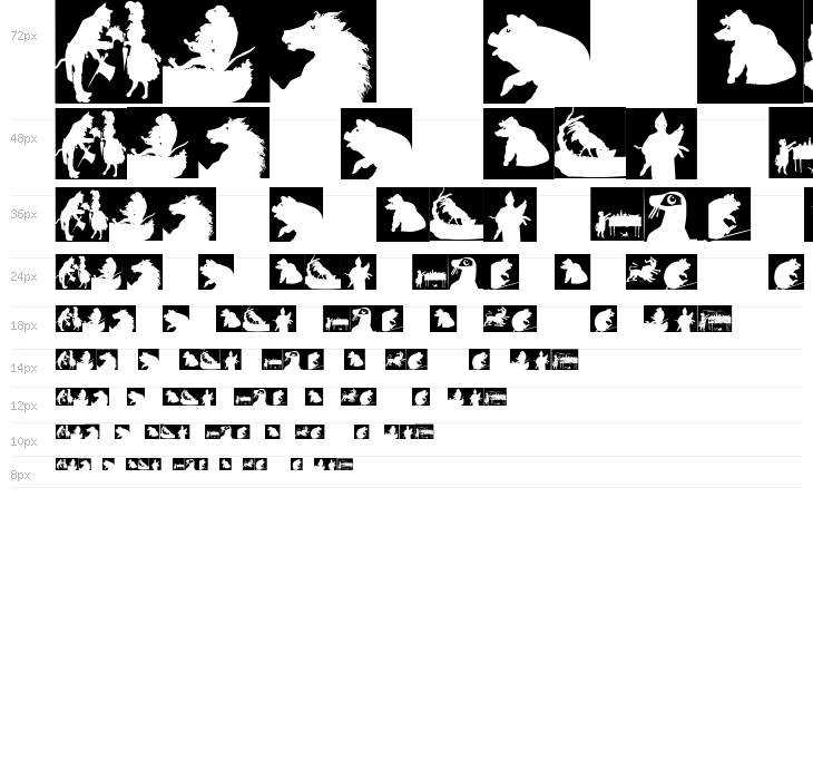 SilhouetteSquaresInvers Waterfall