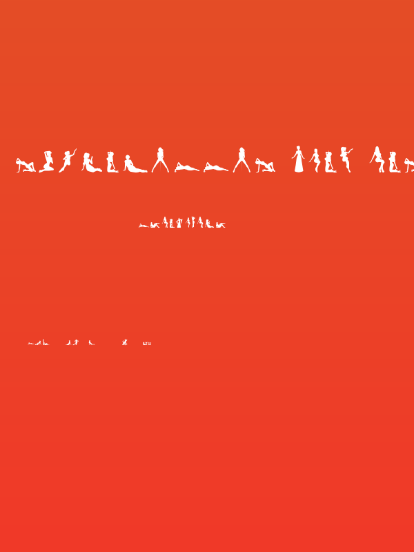 Silhouettes from Poser LT Poster