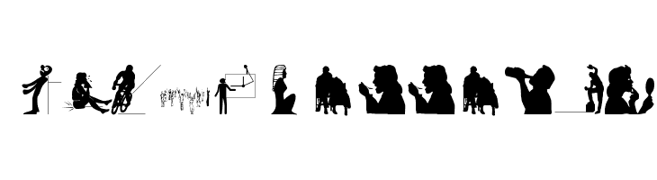 Silhouettes03  नि: शुल्क फ़ॉन्ट्स डाउनलोड