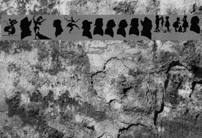 SilhouettesABZ Font examples