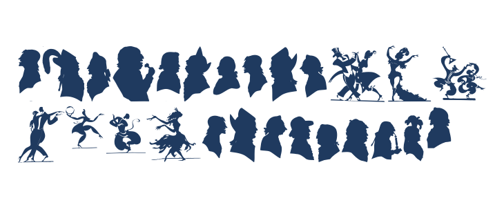 SilhouettesABZ Lowercase