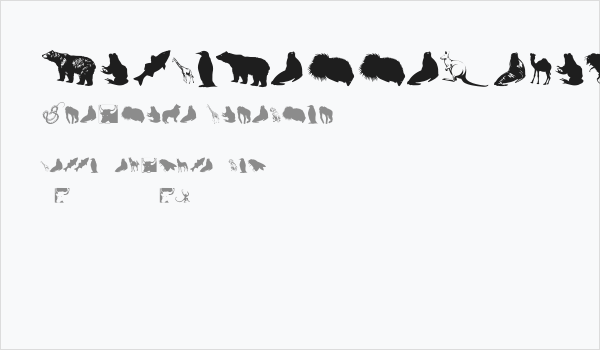 SilhouettesAnimalish Business Card