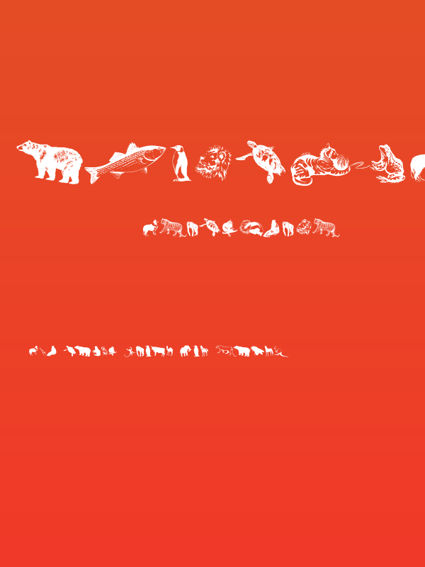 SilhouettesAnimalish Poster