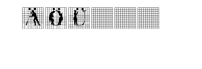 SilhouettesInGrids Font OTHER CHARS