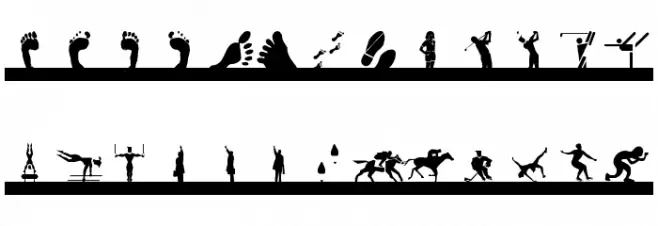 SilhouettesSocled Font Litere mari