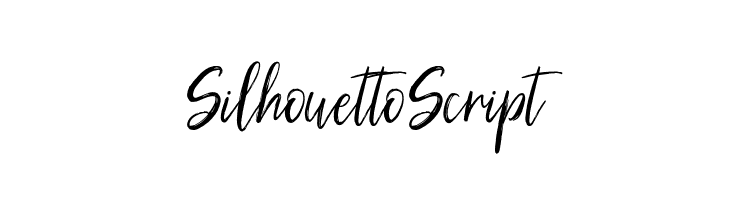 Silhouetto Script  Free Fonts Download