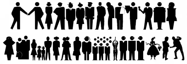 SilhousKette خط أحرف صغيرة