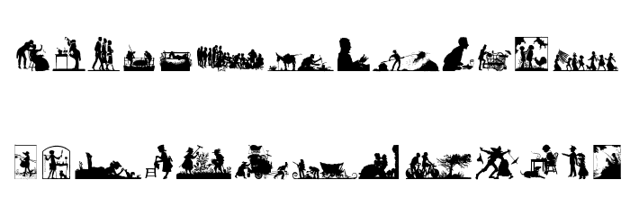 SilhousOldfashion Font LOWERCASE