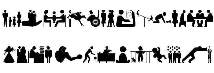 SilhousSimplex Font LOWERCASE
