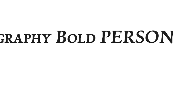 Silian Calligraphy Bold PERSONAL Regular Logo