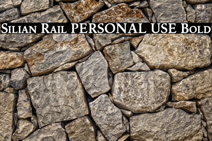 Silian Rail PERSONAL USE Bold Example 2